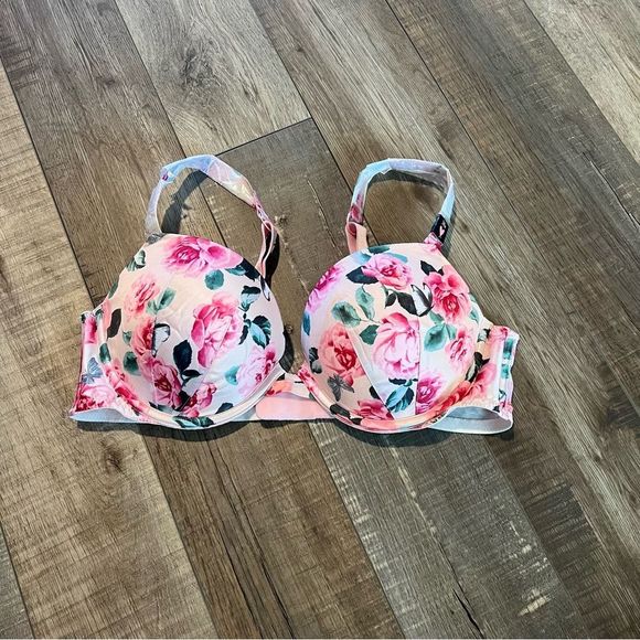 Victoria's Secret Other - Victoria's Secret Pink Floral Very Sexy
Bra 38B